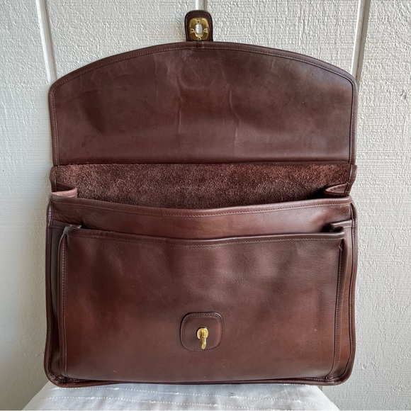 Coach Vintage Y2K Beekman Briefcase 5266 in Mahogany - Picture 3 of 12